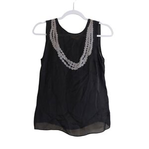 Banana Republic Sleeveless High Fashion Silk Top- size S